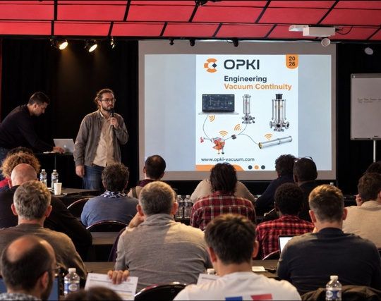 OPKI presentation to participants at the RT Vide Technological School