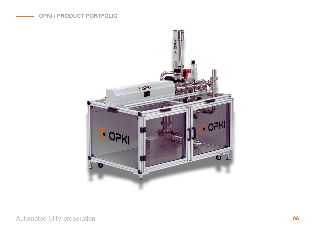 Example UHV preparation platform